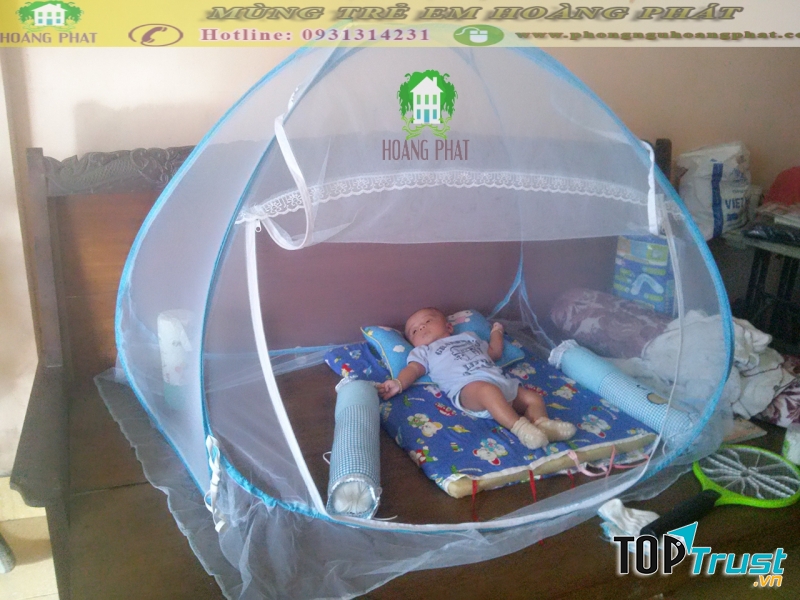 Mùng chụp tự bung Hoàng Phát