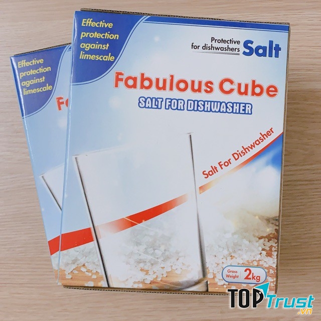 Muối cho máy rửa bát Fabulous Cube