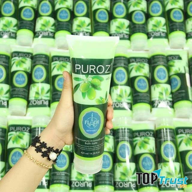 Muối tắm Puroz tinh chất olive ﻿