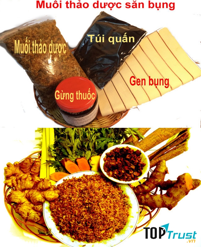 Nguyên liệu làm nên muối thảo dược Cung Đình