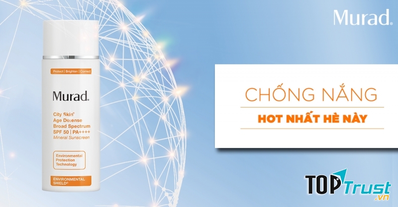 Murad City Skin Age Defense Broad Spectrum SPF 50PA++++ với 100% khoáng chất