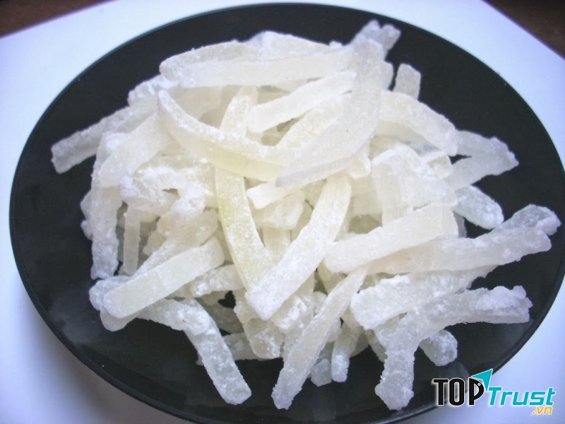 Mứt bí thơm, giòn ngon tuyệt