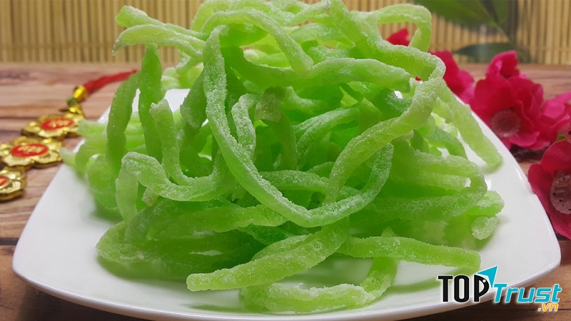 Mứt bí xanh không gây béo