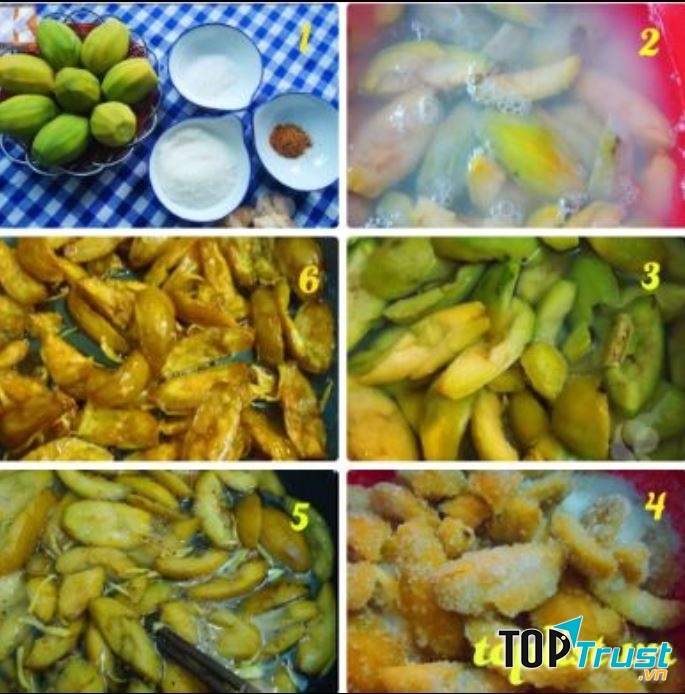 Cách làm mứt cóc chua cay