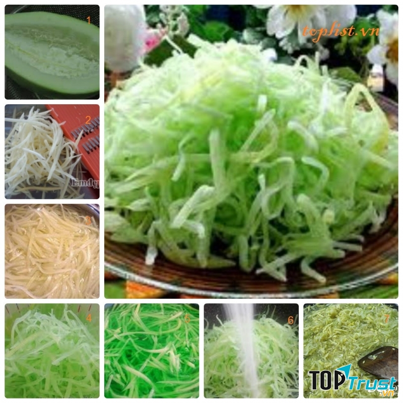Cách làm mứt đủ đủ xanh