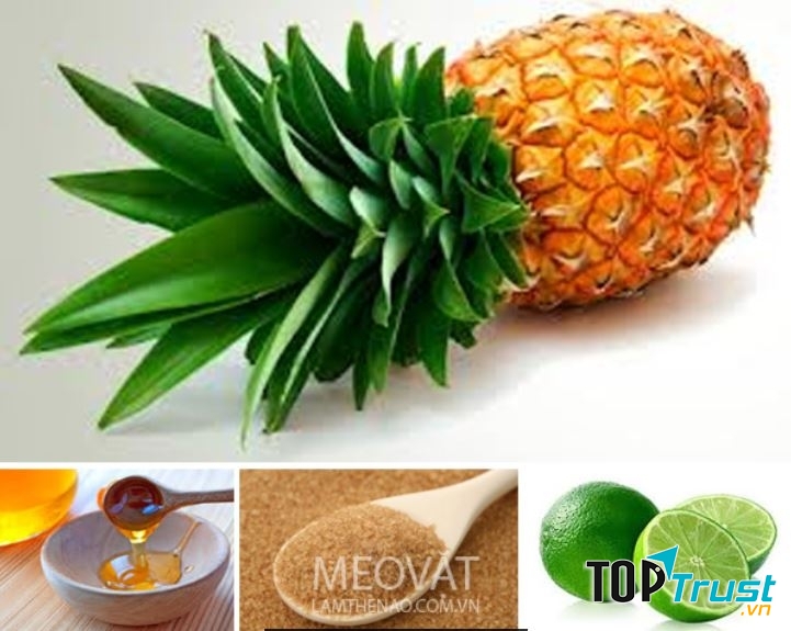 Nguyên liệu làm mứt dứa