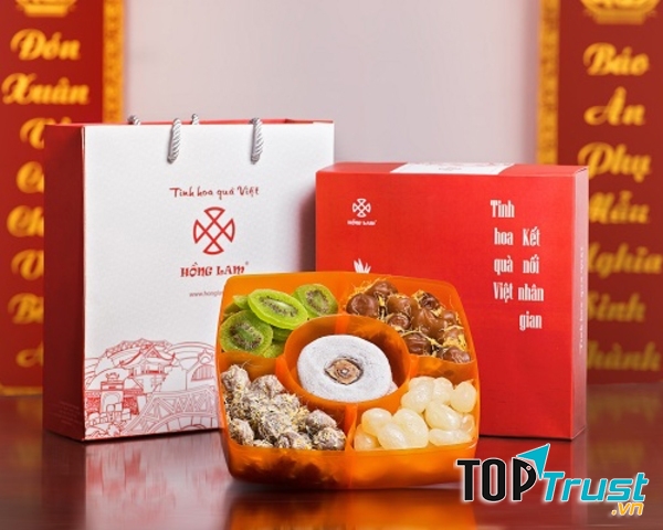 Thương hiệu mứt Hồng Lam được nhiều khách hàng lựa chọn
