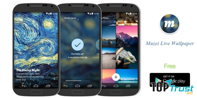 Muzei Live Wallpaper là kho hình nền chất lượng cao
