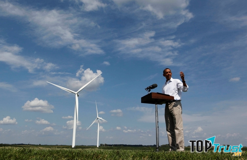 Mỹ là quốc gia đứng đầu về sản xuất điện năng từ gió