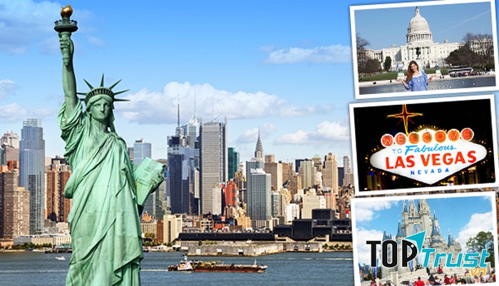 Mỗi năm Mỹ thu hút 69,8 triệu lượt khách du lịch