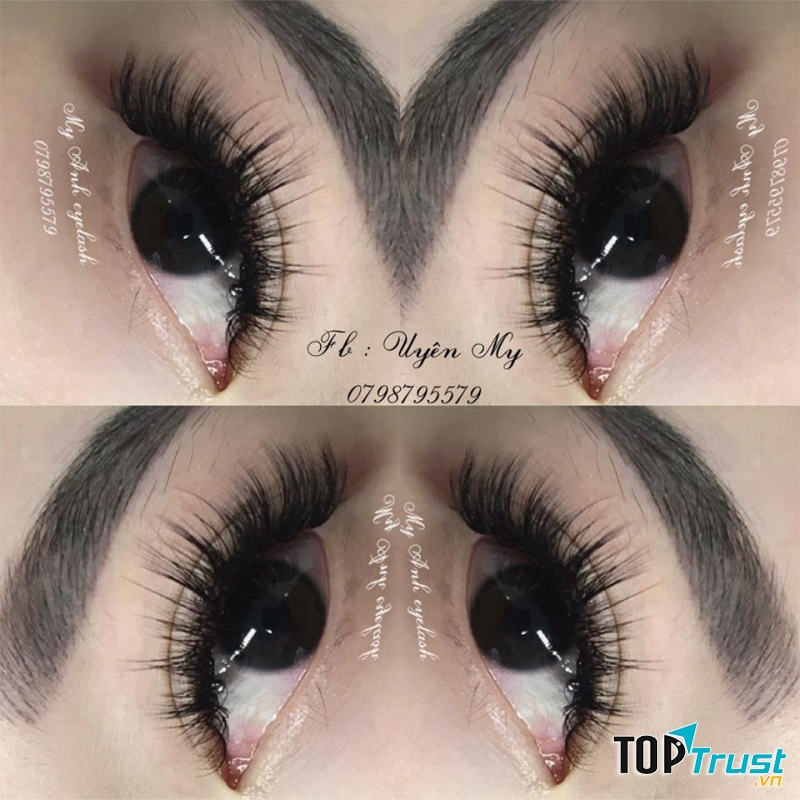 Uyên My eyelash