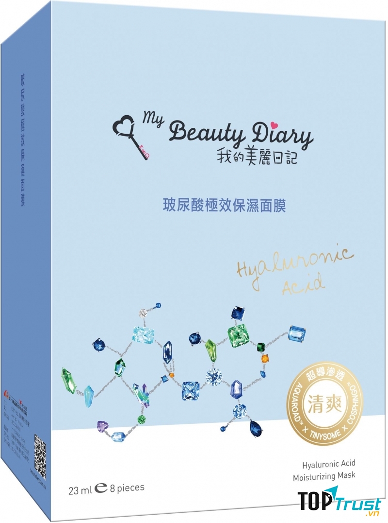 Bao bì mask My Beauty Diary được thiết kế vô cùng đáng yêu