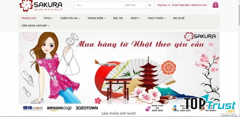 Mỹ phẩm Nhật Bản Sakura