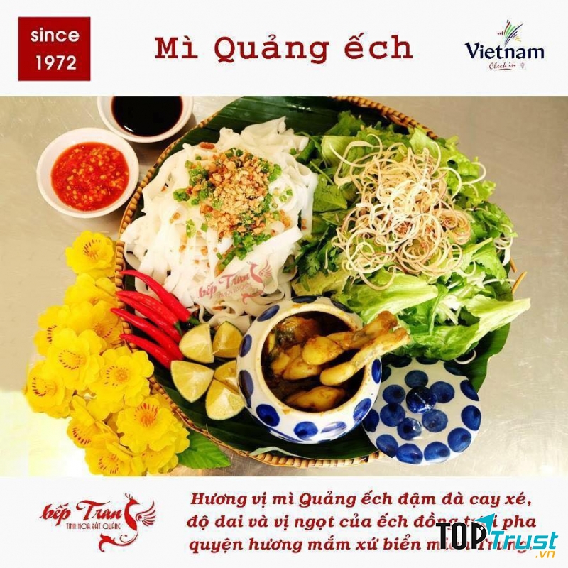 Món ăn làm chao đảo thúc khách khi đến Đà Nẵng - mỳ quảng ếch tại Bếp Trang