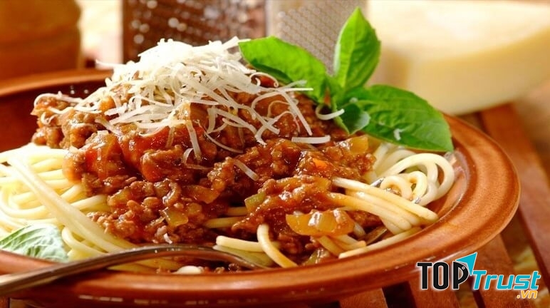 Mỳ spaghetty sốt bò băm