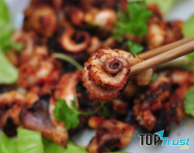 Bạch tuộc thơm ngon chảy nước miếng