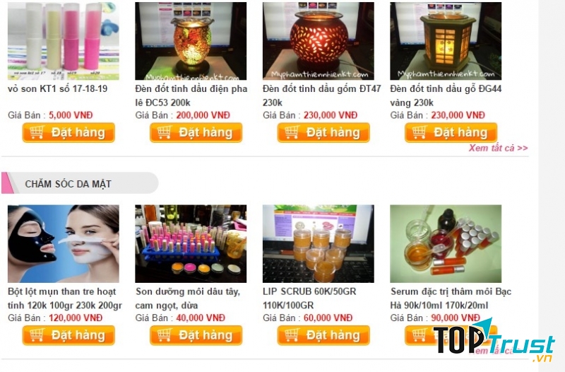 Sản phẩm của Mỹ phẩm thiên nhiên KT