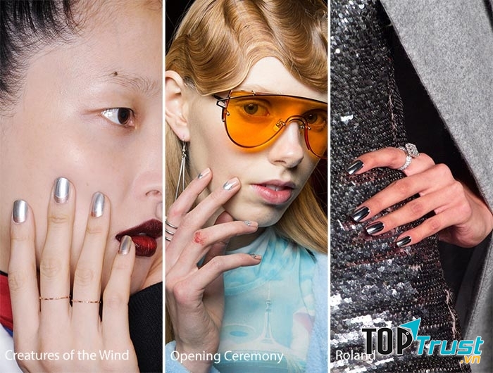 Móng bạc xuất hiện trên sàn diễn