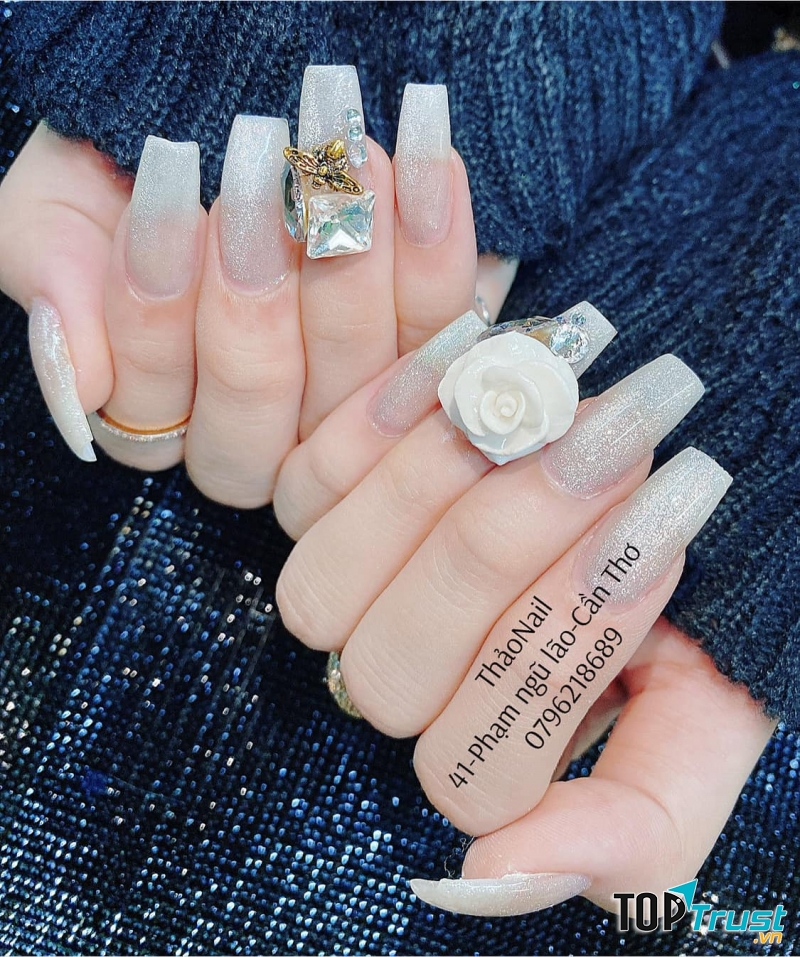 Mẫu nail ấn tượng được thiết kế bởi Nail Thảo