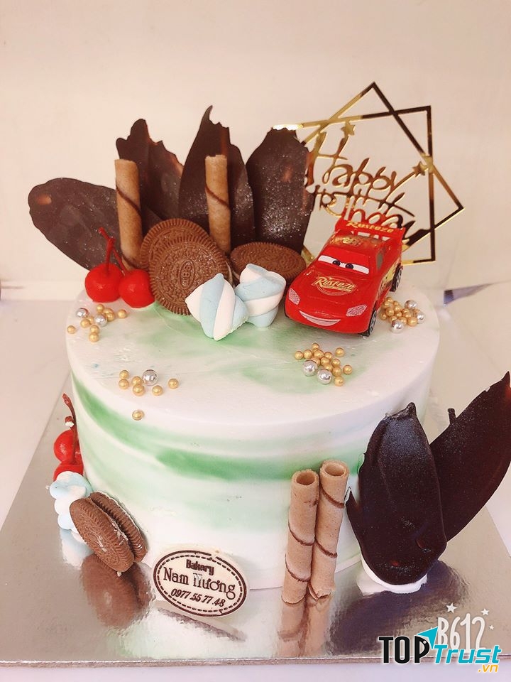 Bánh của Nam Hương rất đáng yêu và được trang trí vô cùng tinh tế