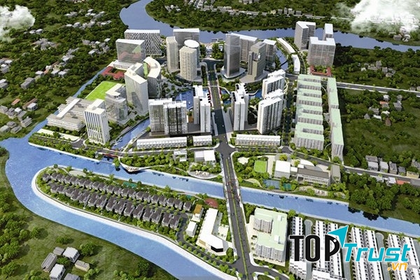 Phối cảnh khu đô thị Mizuki Park quy mô 26 héc ta ở Nam Sài Gòn