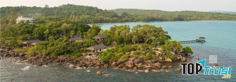 góc nhìn từ trên cao của Nam Nghi Resort – Phú Quốc