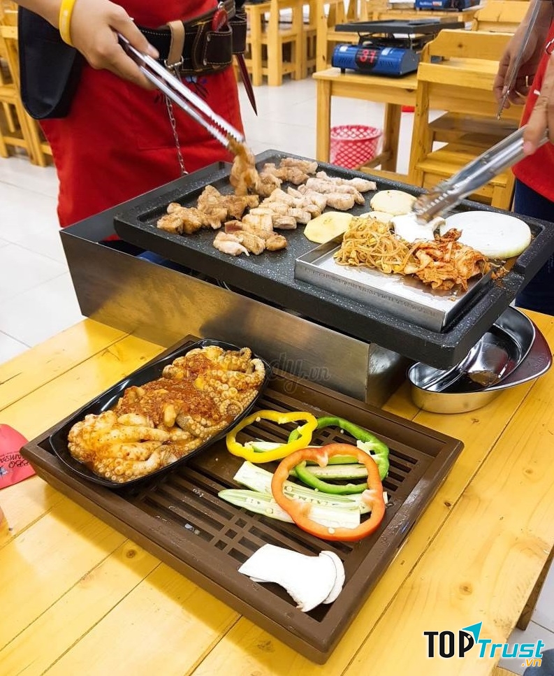 Đồ ăn tại Namsan BBQ