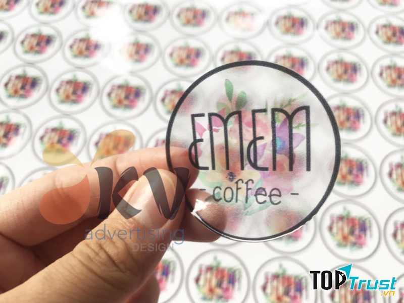 Tem decal được làm bởi Công ty In ấn Khánh Việt