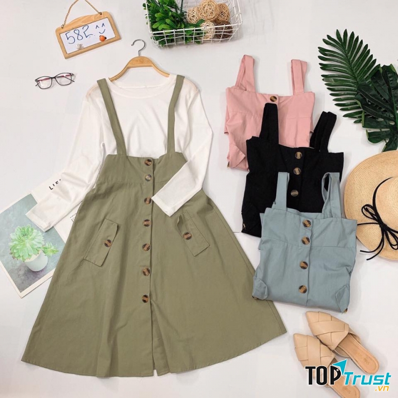 Set váy yếm tại NÀNG shop