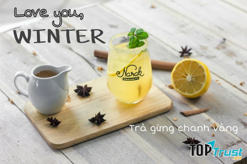 Quán chuyên đồ uống, đồ tráng miệng, đặc biệt là kem hoa quả tươi nhà làm sạch sẽ, đảm bảo vệ sinh