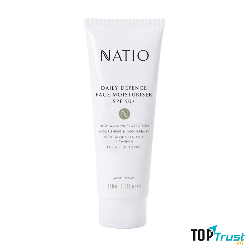 Natio Daily Defence Face Moisturiser SPF 50+,
