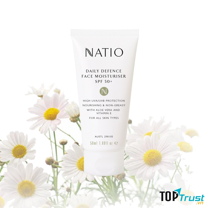 Natio Daily Defence Face Moisturiser SPF 50+,