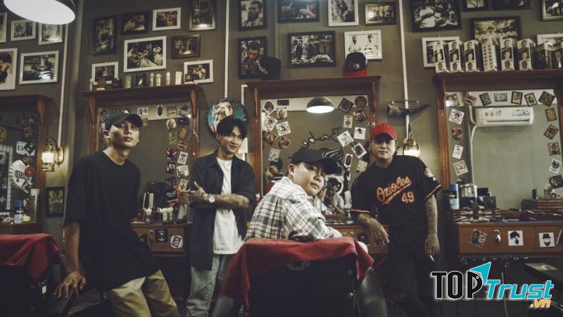 Không gian chất lừ tại N'Black BarberShop