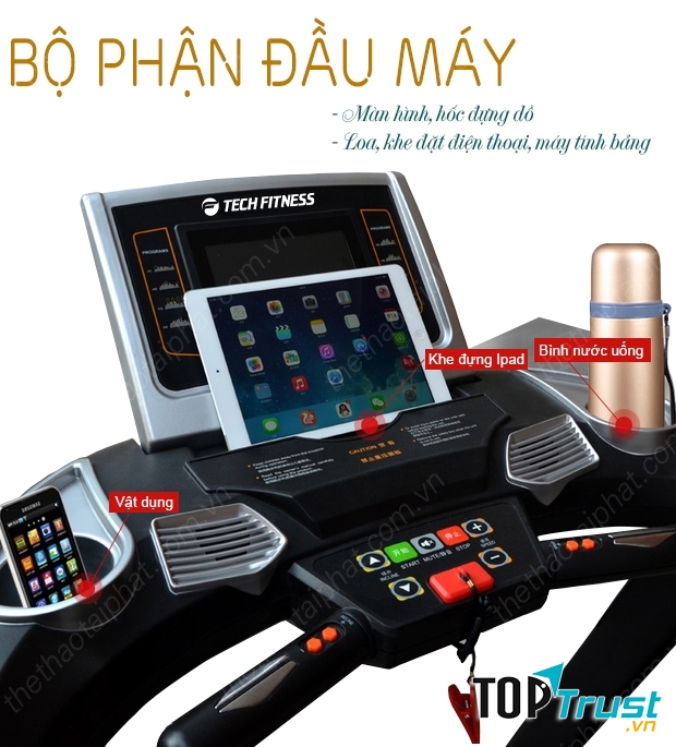 Máy chạy bộ điện Tech Fitness TF-18AS