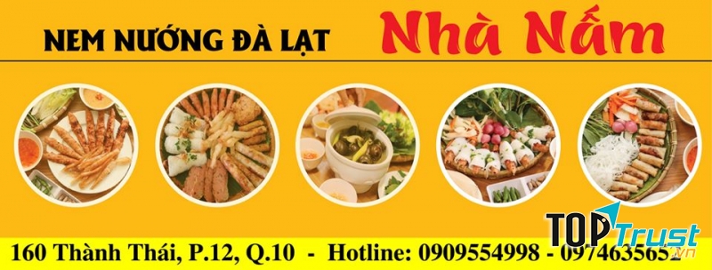Nem Nướng Đà Lạt - Nhà Nấm