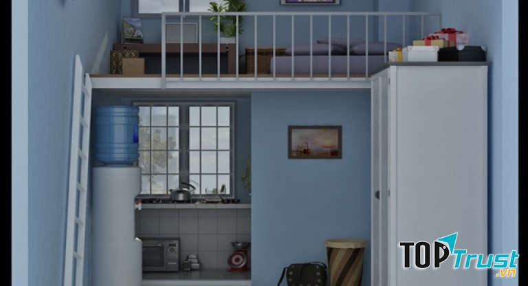 Nhà trọ gác xếp