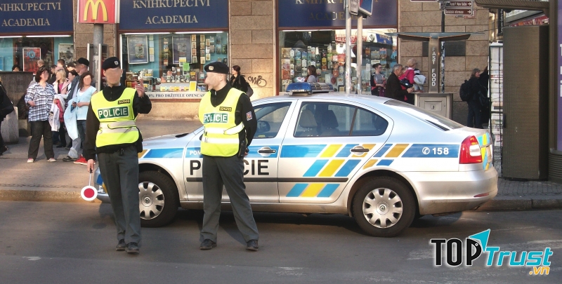 Cảnh sát giao thông tại Slovakia