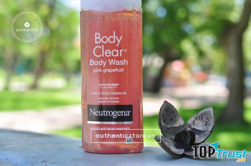 Sữa tắm tẩy tế bào chết đặc trị mụn Neutrogena Body Clear Body Wash Pink Grapefruit