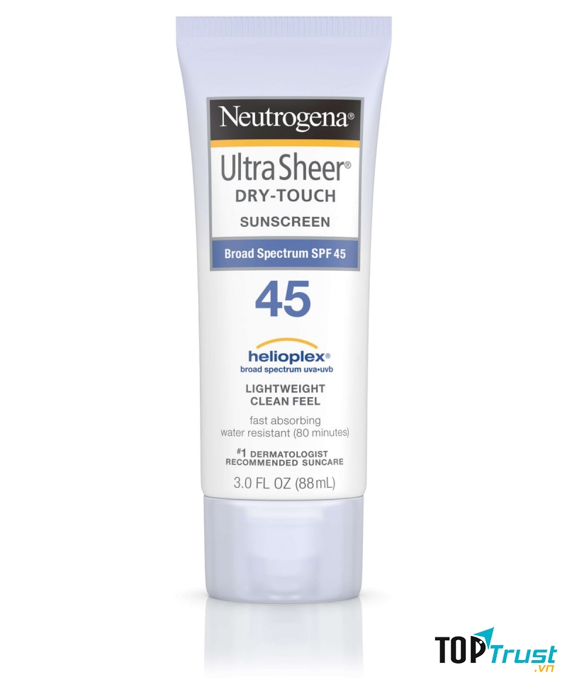 Neutrogena Ultra Sheer Dry-Touch Sunscreen SPF 45.