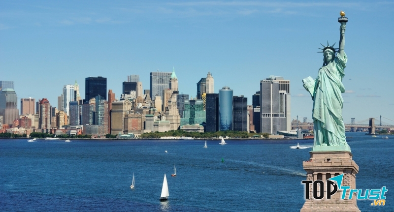 Tượng Nữ thần Tự do - một biểu tượng của thành phố New York