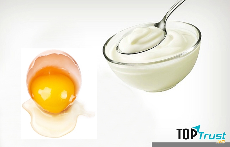 Ngăn ngừa rụng tóc bằng sữa chua và lòng trắng trứng gà