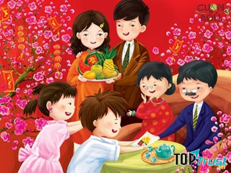 Ngày Tết, trẻ con háo hức, lựa chọn quần áo đẹp và mới nhất để mặc, để đi chơi, để chúc thọ ông bà.