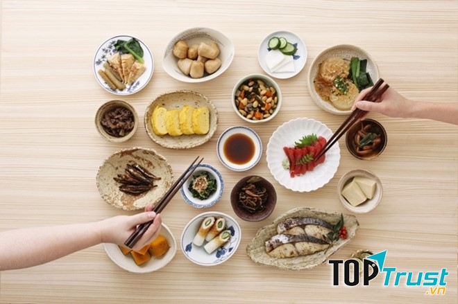 Nghệ thuật ăn uống tinh tế cũng là cách để phụ nữ Nhật Bản duy trì vóc dáng.