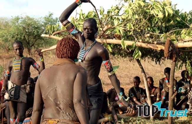 Nghi lễ đấu roi của bộ tộc Fulani