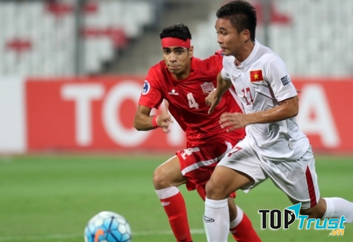 Trần Thành ghi bàn thắng duy nhất trận đấu với U19 Bahrain