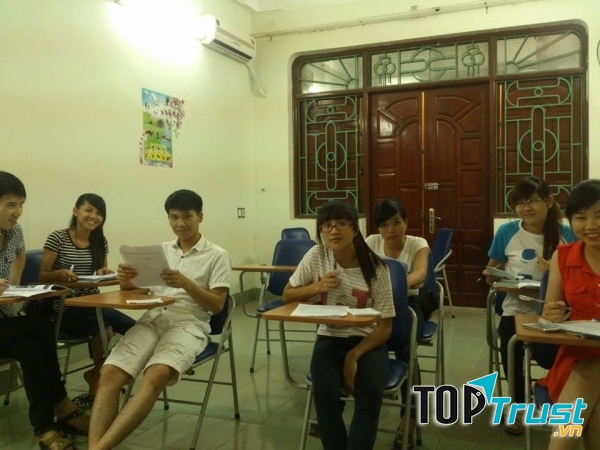 Lớp học tại Ngoại ngữ Kevin