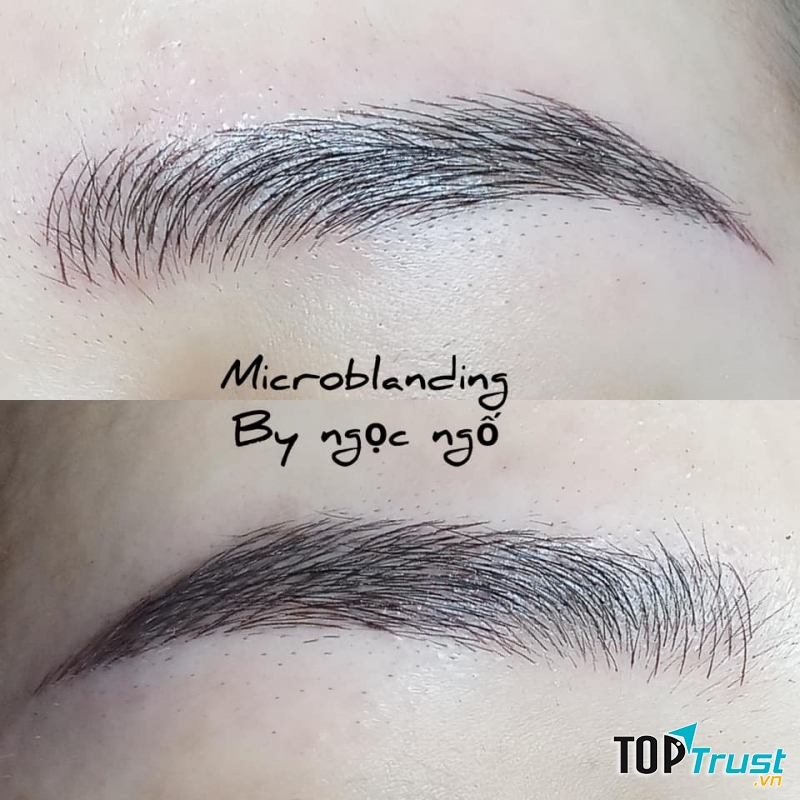 Ngọc Ngố điêu khắc chân mày