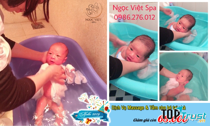 Tắm bé tại nhà, chỉ từ 68 000 đồng