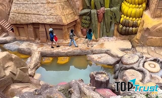 Công trình kiến trúc bằng đất sét tại đây