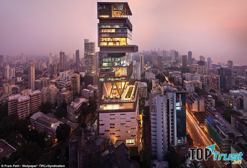 Biệt thự đắt tiền Antilia